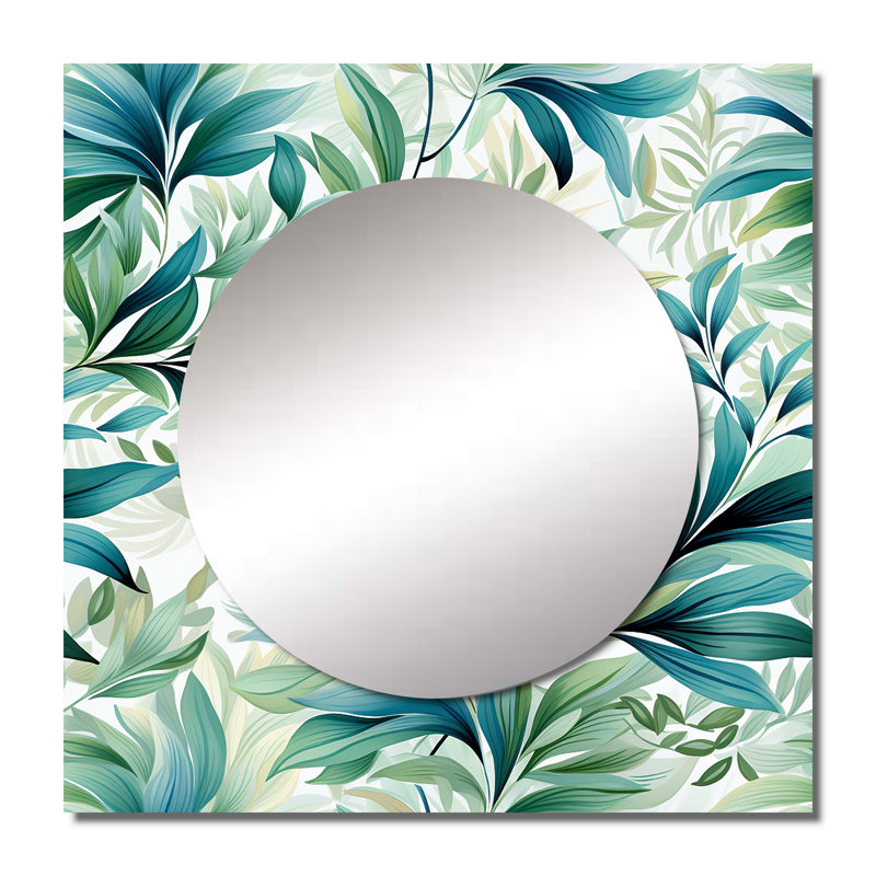 Miroir Oceanic Foliage, 23 po x 23 po