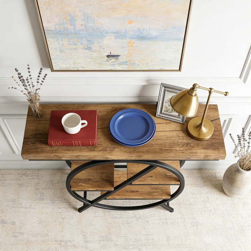 Console, table de vestibule fonctionnelle