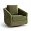 Fauteuil d'appoint pivotant en chenille Conway-1069960983