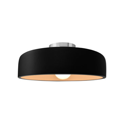 Radiance Ceramic Semi Flush Mount - Replaceable Bulb