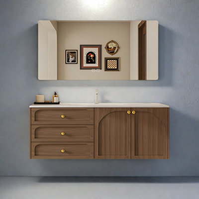 Middle ancient style rest room bathroom cabinet
