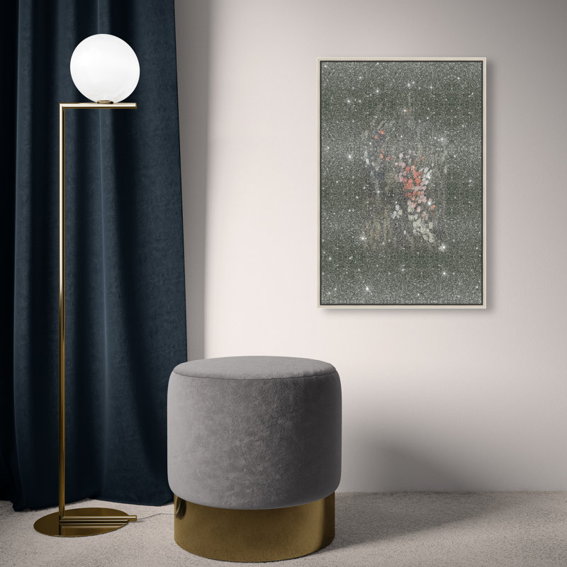 Dancing Petals Print by Oliver Gal, 17"H x 25"W, Silver Floater Frame
