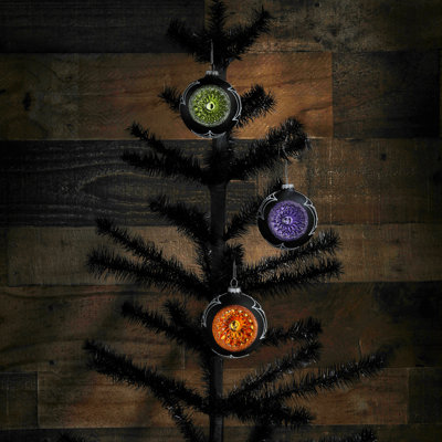 3" Glass Reflector Ball Ornament