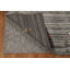 Tapis gris en laine de style Gabbeh 5 x 8 po
