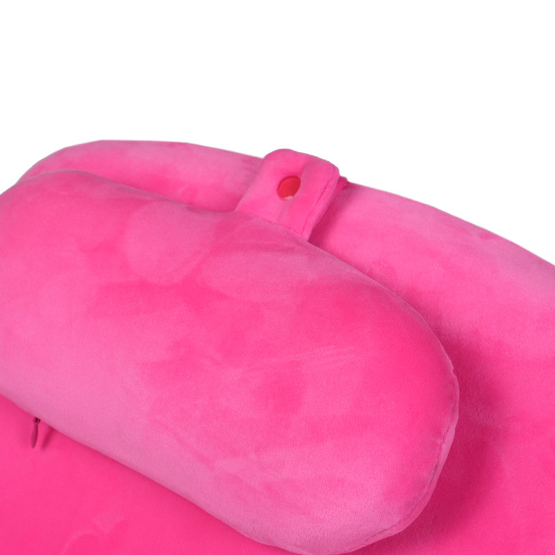 Coussin ergonomique de soutien pour la posture de la colonne vertébrale et multifonctionnel - Rose, Rose