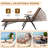 Denyel Outdoor Metal Chaise Lounge-887616641