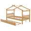 Lit en bois avec couchette-1292857729