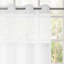 Ramjani Waffle Weave Shower Curtain With Snap in Liner, Sheer Window-572326940-577278357