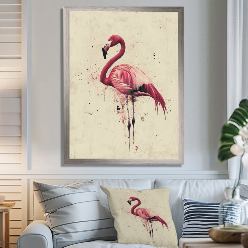 Cohdwell - animaux, art mural, H 32 po x l 16 po, Argent argent, Reproduction encadrée d'une seule photo