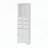 Versatile Tall Storage Cabinet with Multiple Compartments for Various Rooms-1344438301