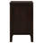 Garrett Cappuccino 2-Drawer Rectangular Nightstand