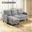 Canapé modulaire avec repose-pieds