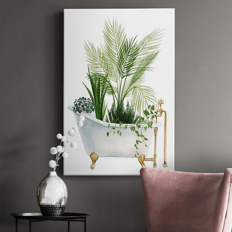 " Plant Bath I ", 27" H x 18" W x 1.5" D