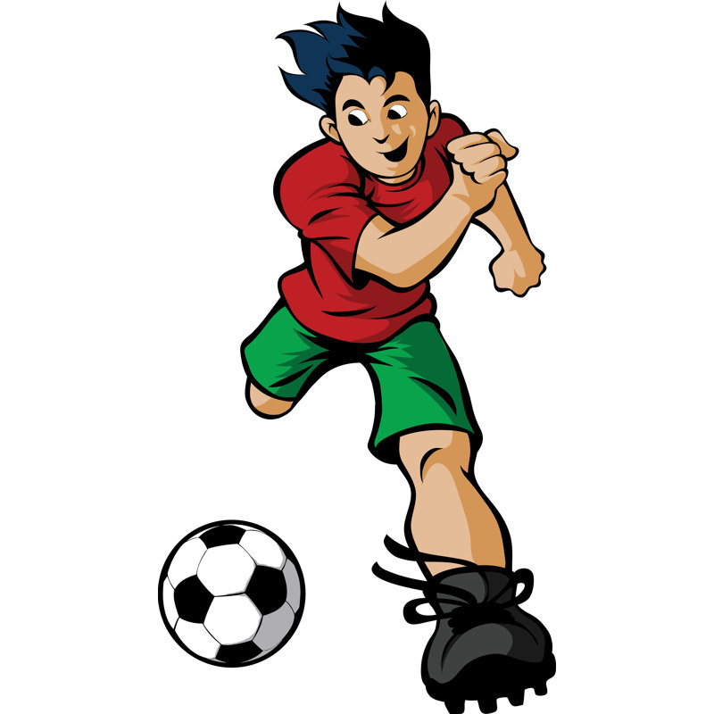 Sports Non-Wall Damaging Wall Decal, 60" H x 33.5" W