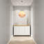 Luminaire suspendu en acrylique orange restaurant Sunset (avec ampoules E26 incluses)
