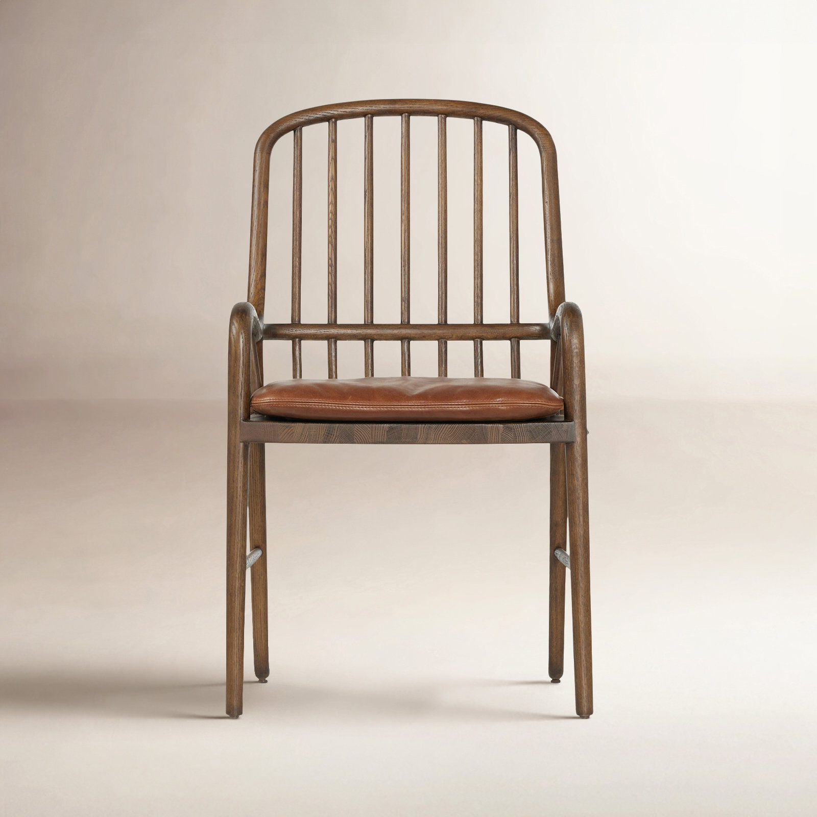 Brenna Oak Armchair, Dulane Mahogany