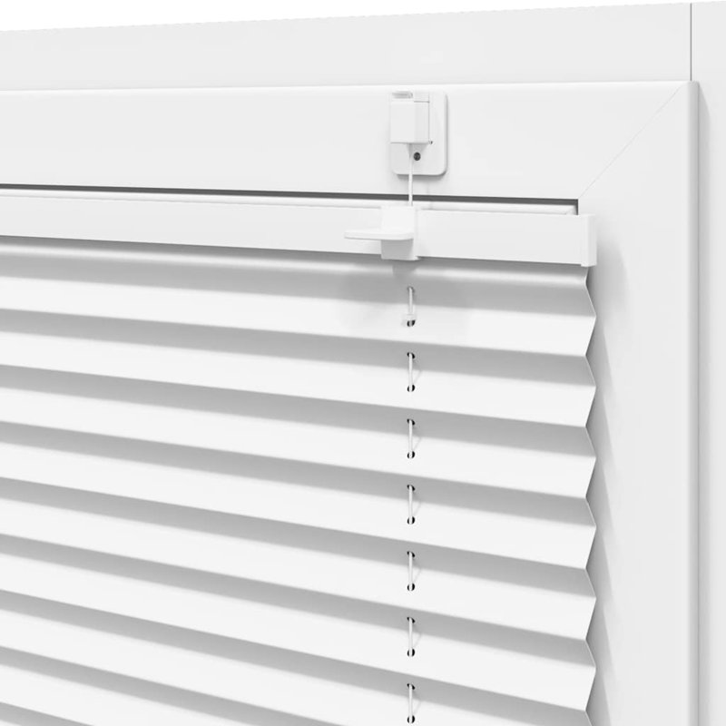 Room Darkening Pleated Blind, 65cmW x 100cmL, White