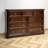 Nut-brown Solid Wood Accent Cabinet