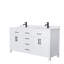 Beckett 66" Freestanding Double Bathroom Vanity with Cultured Marble Top-481319807-473309634-473309660