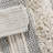 Grey Striped Woven Texture Bath Rug 22x58"
