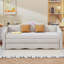 Lit de jour simple tapissier avec couchette en forme de vague-603076074