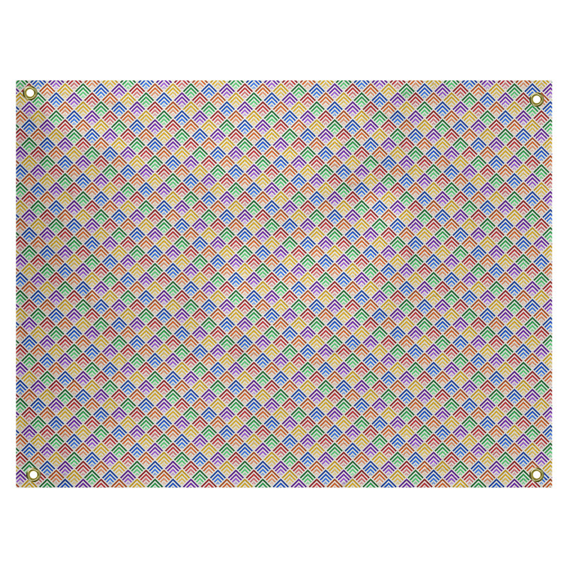 Tapisserie elizabeth géométrique par katelyn Kitterman, H 27,5 po x l 37,5 po, Intérieur