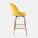 360°Swivel Upholstered Counter Stools With Backrest
