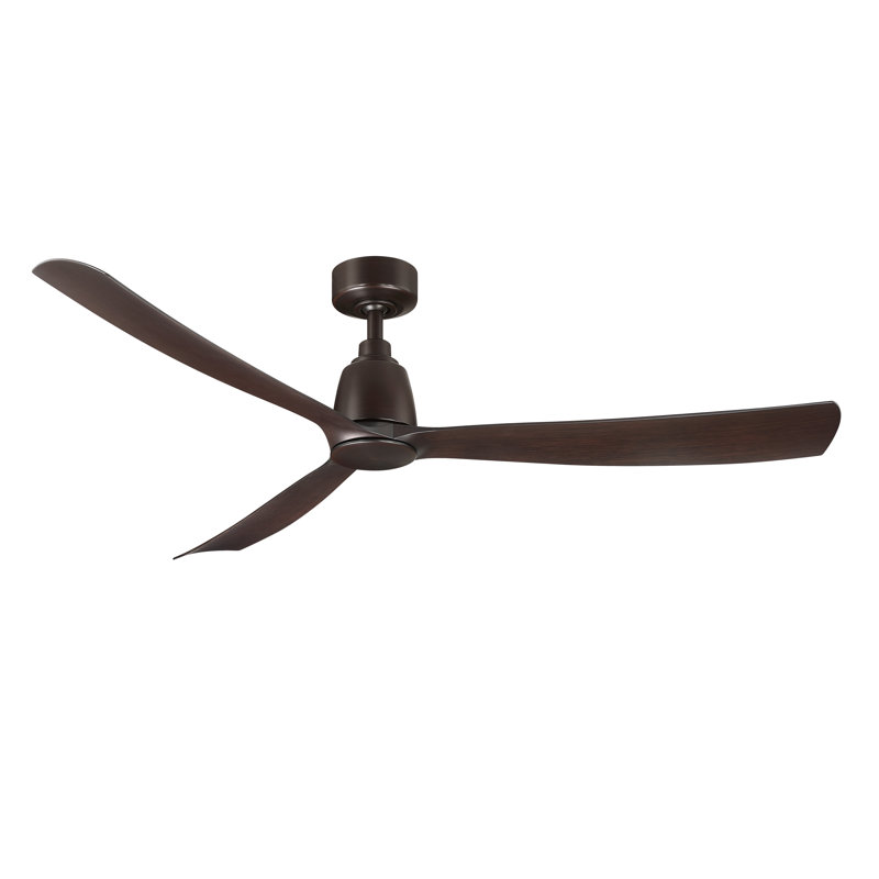Kute 60 inch Indoor/Outdoor Ceiling Fan - Dark Bronze with Dark Walnut blades, Oil Rubbed Bronze, Espresso Wood