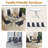 5 - Piece Pedestal Dining Set-1102361406-1102361408