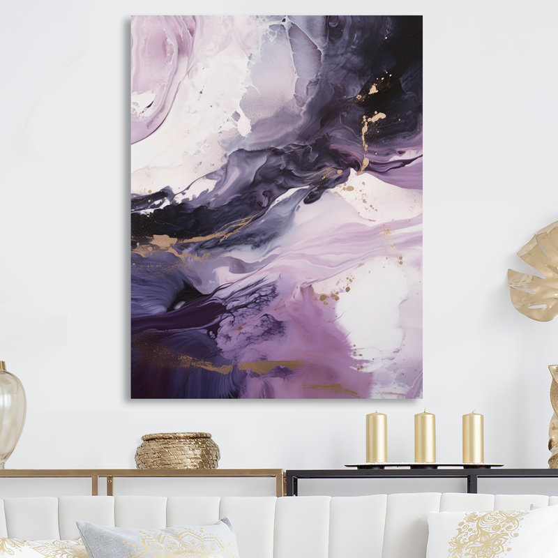 Glam Abstract Wall Decor on Metal, 44" H x 34" W x 1" D