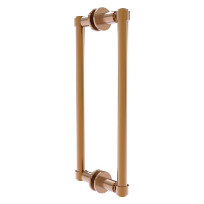Poignée de porte de douche contemporaine 12 "dos à dos