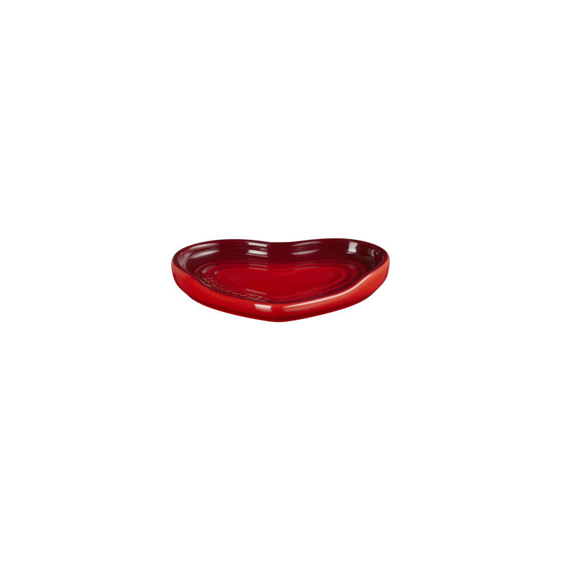 Le Creuset Stoneware Heart Spoon Rest 5 In Cerise, Cerise