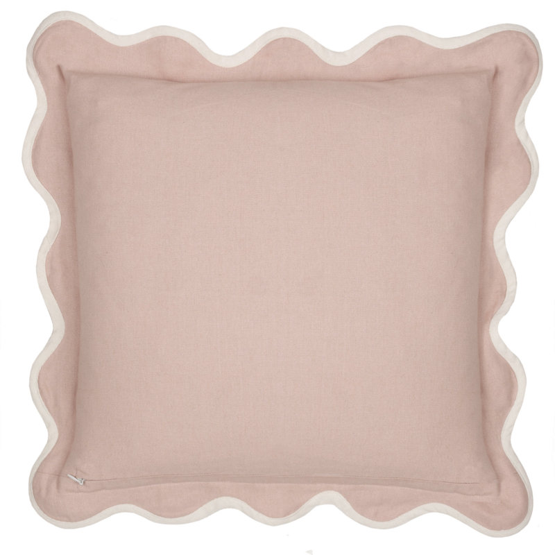 Adele Floral Pink Square Throw Pillow Cover