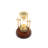 Decorative Brass Frame Hourglass- Sand Clock-Sand Timer-Tabletop Object-3.5X3.25X5"
