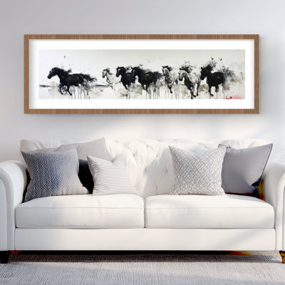 Stampede - estampe blanche matte pour la décoration intérieure