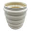 Vase de table Singita fabriqué à la main en céramique / porcelaine - Accent sculptural blanc moderne-700720739