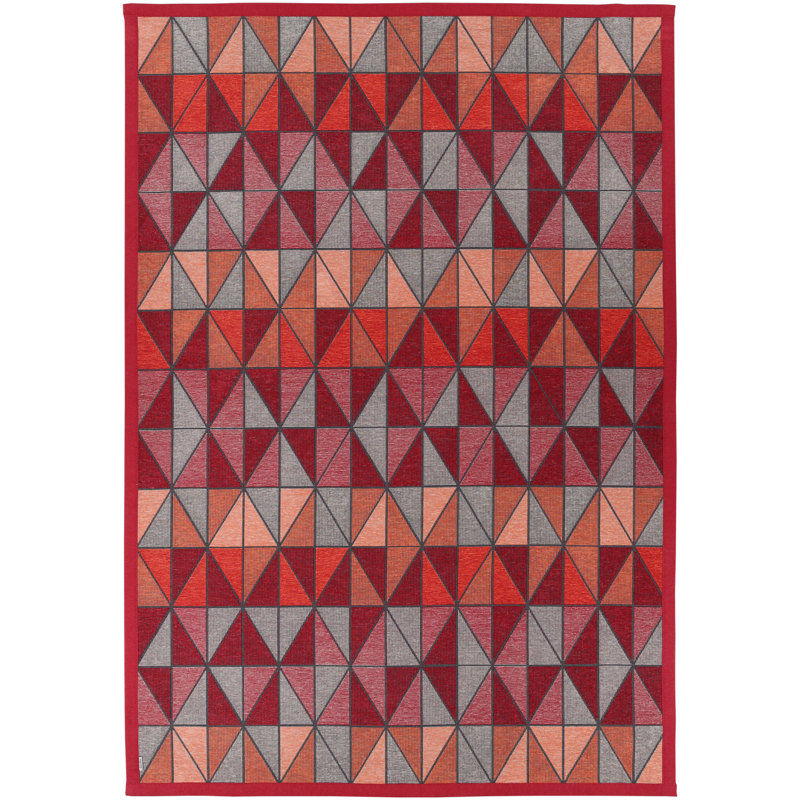 Tara Geometric Hand Woven Area Rug, Runner 80 x 250cm