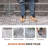 30 PCS Interlocking Deck Tiles Checker Pattern