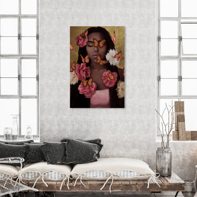 «Lost in the Butterfly Garden», impression sur toile