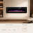 Wall-mounted/recessed Electric Fireplace, 750w/1500w Heater (5100 Btu, Heats 400 Sq Ft), 5 Speed/brightness, Remote & Touch Control, Silent (=40db), Etl Certified-151579639