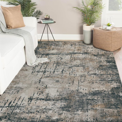 Rectangle 230 cm x 160 cm Synthetic Area Rug