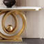 Marble Top Console Table-748261025