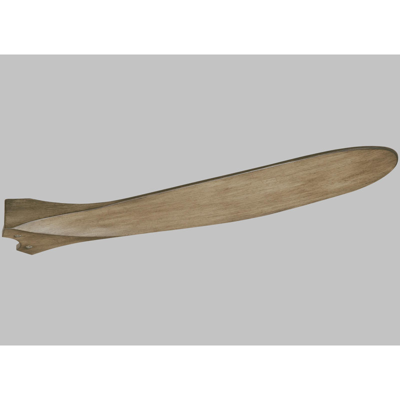 Maverick Downrod Ceiling Fan, 70 inches, Aged Pewter with Light Grey Weathered Oak Blades