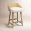 Kemble Upholstered Counter Stool with Solid Wood Frame-972368222