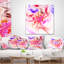Coussin lombaire à motif abstrait fractal