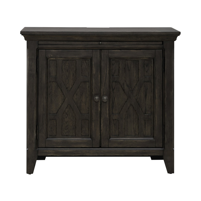 Commode de chevet 2 portes avec station de charge USB Trelawny