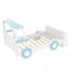 Lit voiture simple avec tablettes de rangement-1655679577
