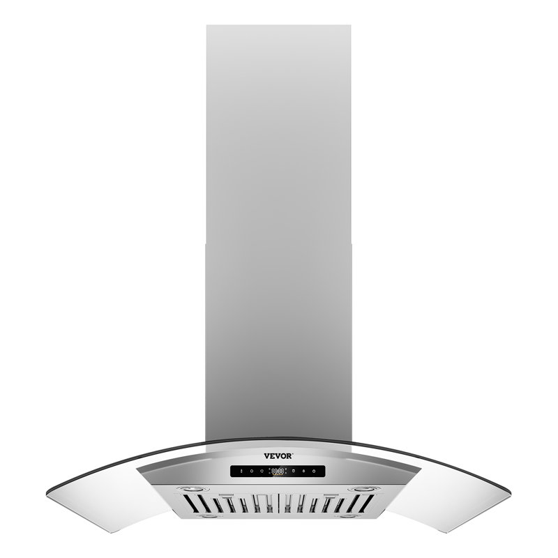 Hotte murale de 30 po pour hotte de cuisine à fixation au plafond 800 CFM et commande tactile