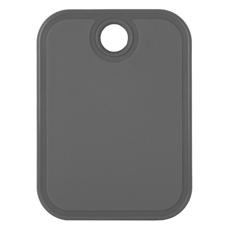 Gray Rectangular Non-Slip Plastic Cutting Board