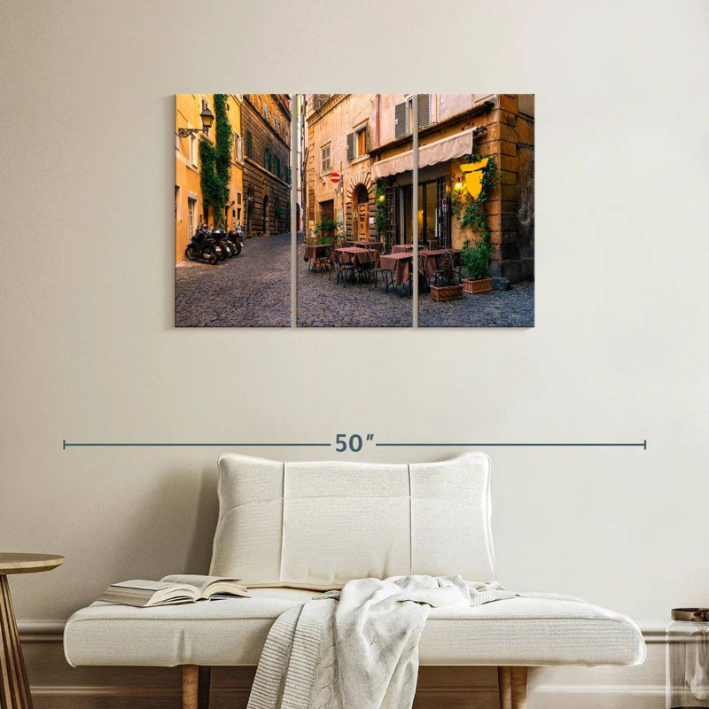 Sirci, rue historique de Rome, H 24 po x l 38 po